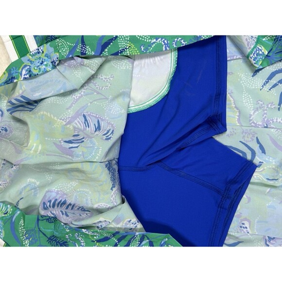 Lily Pulitzer Silvana Skirt Botanical Green in a Flutter Size S w Pocket - Picture 6 of 6